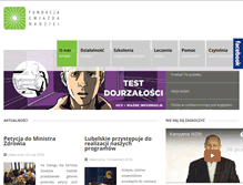 Tablet Screenshot of gwiazdanadziei.pl